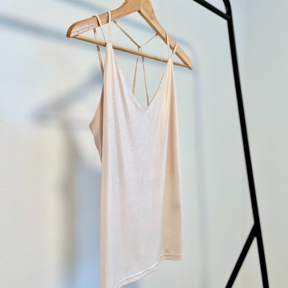Molly Bracken Metallic Camisole | Beige | S/M - Picture 3 of 10